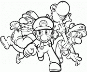 Coloriage super mario bros